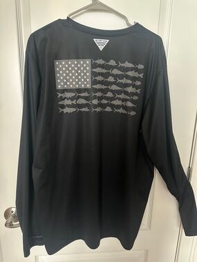 Columbia Black Long Sleeve Performance Tee